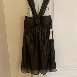 Muse Sleeveless Halter Mini dress